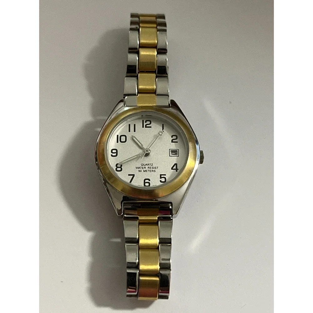 Embassy by Gruen GEM3310 Gold and Silver Tone Women's‎ watch Untested rare